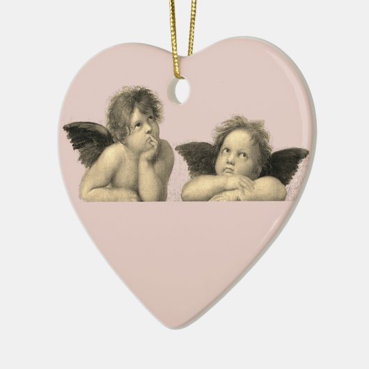 Angels Engel – Madonna Sixtina – Raphael – Raffael Keramisch Ornament (Links)