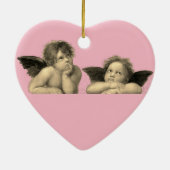 Angels Engel - Madonna Sixtina - Raphael - Raffael Keramisch Ornament (Achterkant)