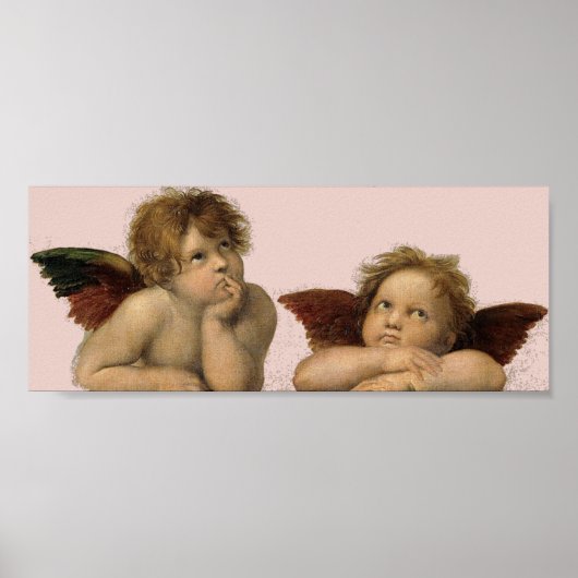 Angels Engel - Madonna Sixtina - Raphael - Raffael Poster (Voorkant)