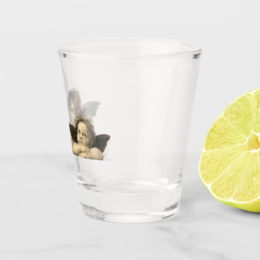 Angels Engel – Madonna Sixtina – Raphael – Raffael Shot Glas (Rechts)