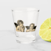 Angels Engel – Madonna Sixtina – Raphael – Raffael Shot Glas (Voorkant)
