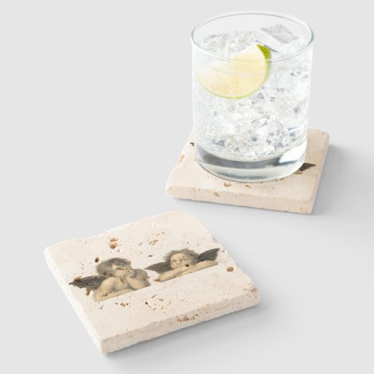 Angels Engel – Madonna Sixtina – Raphael – Raffael Stenen Onderzetter (Zijkant)