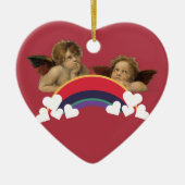 Angels Engel Raphael Regenbogen Keramisch Ornament (Voorkant)