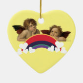 Angels Engel Raphael  Regenbogen Keramisch Ornament (Achterkant)