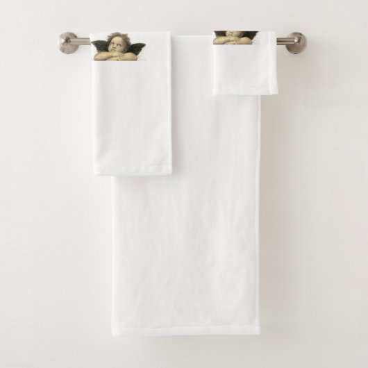 Angels – Engel – Raphael – Vintage Bad Handdoek (Insitu)