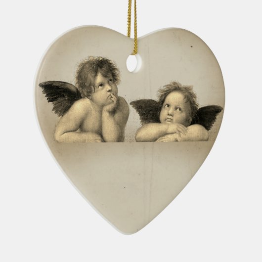Angels Engel - shabby chic - Raphael - Raffael Keramisch Ornament (Rechts)