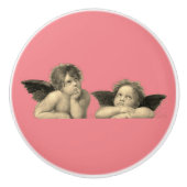 Angels Engel – Vintage – Raphael – Raffael Keramische Knop (Voorkant)