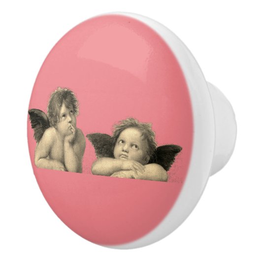 Angels Engel – Vintage – Raphael – Raffael Keramische Knop (Rechts)