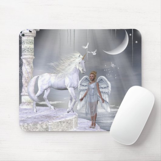 Angels Fae Unicorns Mousepad Muismat (Met muis)