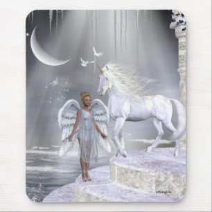 Angels Fae Unicorns Mousepad Muismat