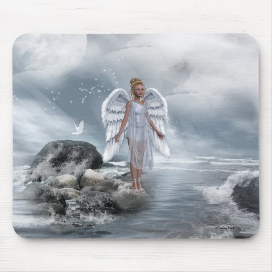 Angels Fae Unicorns Mousepad Muismat (Voorkant)