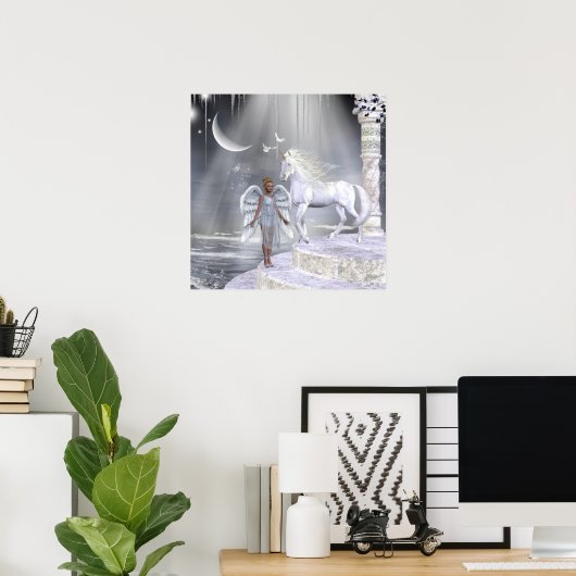 Angels Fae Unicorns Print (Thuiskantoor)