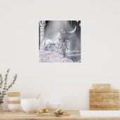 Angels Fae Unicorns Print (Keuken)