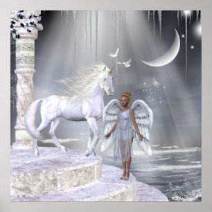 Angels Fae Unicorns Print