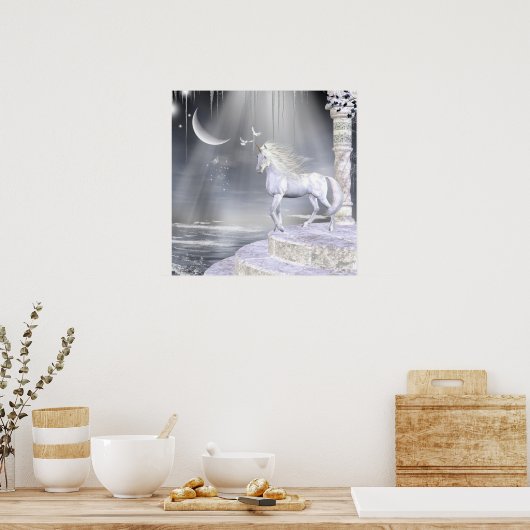 Angels Fae Unicorns Print (Keuken)