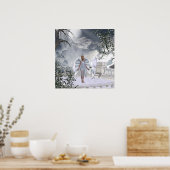 Angels Fae Unicorns Print (Keuken)