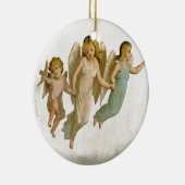 Angels  feestdag kerstkunst keramisch ornament (Rechts)