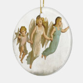 Angels  feestdag kerstkunst keramisch ornament (Links)