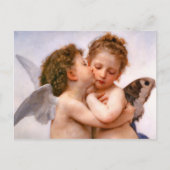 Angels First Kiss, Bouguereau Briefkaart (Voorkant)