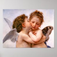 Angels First Kiss, Bouguereau Fine Art