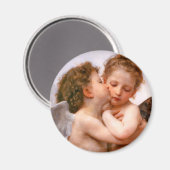 Angels First Kiss, Bouguereau Magneet (Voorkant / Achterkant)