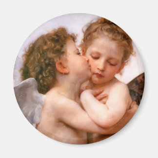 Angels First Kiss, Bouguereau Magneet