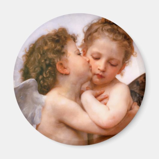 Angels First Kiss, Bouguereau Magneet (Voorkant)