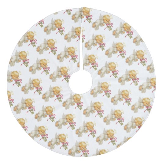 Angels Fleece Kerstboom Rok (Voorkant)