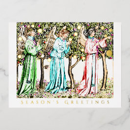 Angels Floral Remix Real Folie Feestdagen Briefkaart