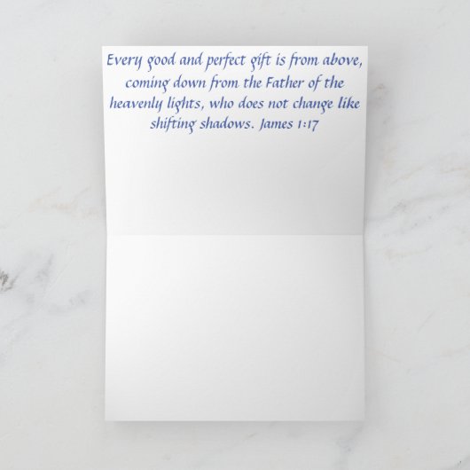 Angels Flying Gelukkig "All Day" Waterverf Sketch Feestdagen Kaart (Binnen)