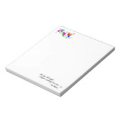 Angels Flying Gelukkig "All Day" Waterverf Sketch Notitieblok (Linkerzijde)