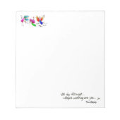 Angels Flying Gelukkig "All Day" Waterverf Sketch Notitieblok (Voorkant)