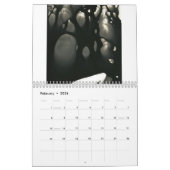 Angel's foto's, belichte kalender (zwart-wit) (Feb 2026)