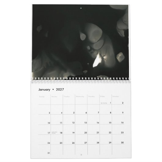 Angel's foto's, belichte kalender (zwart-wit) (Jan 2027)