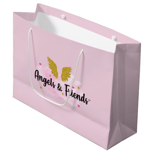 Angels & Friends Gift Bag Groot Cadeauzakje (Voorkant Gekanteld)