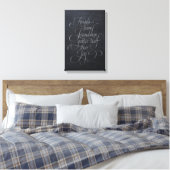 Angels & Friendship Quote Calligrafie Canvas Afdruk (Insitu (Slaapkamer))