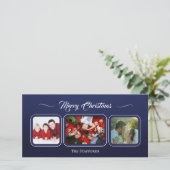 Angels From the Realms Christmas Photo Card Feestdagenkaart (Staand voorkant)