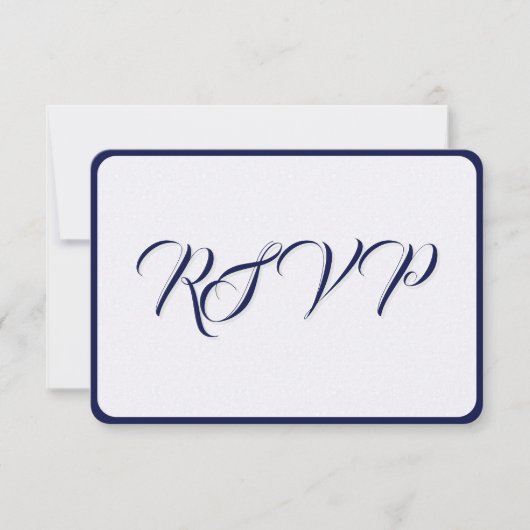 Angels From the Realms of Glory Response Card RSVP Kaartje (Voorkant)