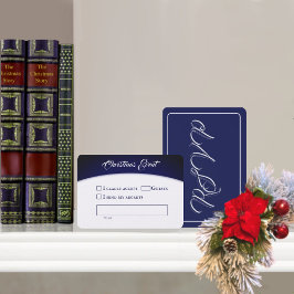 Angels From the Realms of Glory Response Card RSVP Kaartje