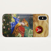 Angels Gathering Flowers, Heaven Landscape Monogra Case-Mate iPhone Case (Achterkant (horizontaal))