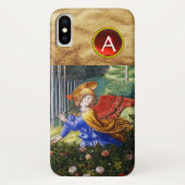 Angels Gathering Flowers, Heaven Landscape Monogra Case-Mate iPhone Case (Achterkant)