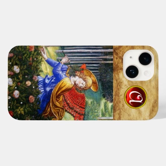 Angels Gathering Flowers in een hemel landschap Case-Mate iPhone Case (Achterkant (horizontaal))