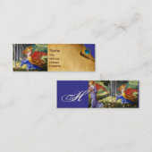 Angels Gathering Flowers in een hemel landschap Mini Visitekaartje (Voorkant / Achterkant)