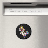 ANGELS GLAS IN LOOD WINDOW MAGNEET (Insitu (Vaatwasser))