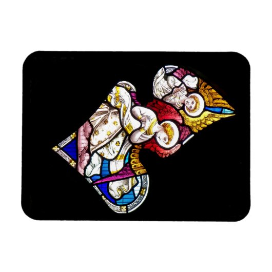 ANGELS GLAS IN LOOD WINDOW MAGNEET (Horizontaal)