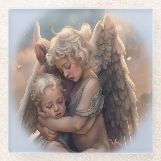 Angels Glazen Onderzetter (Voorkant)