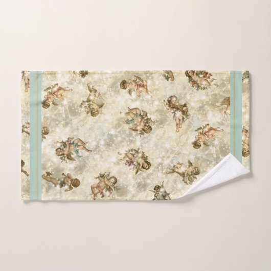 Angels Glittering Gold ID136 Bad Handdoek (Handdoek)