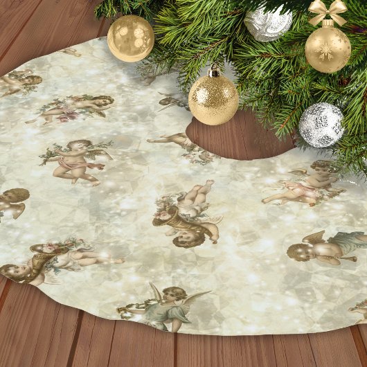 Angels Glittering Gold ID136 Kerstboom Rok