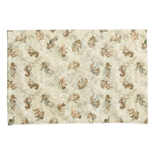  Angels Glittering Gold ID136 Kussensloop (Voorkant-Rechts)