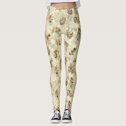 Angels Glittering Gold ID136 Leggings (Voorkant)